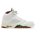 Air Jordan 5 Retro High-Top "El Grito" Sail and Dark Pony Men's Sneakers