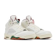Air Jordan 5 Retro High-Top "El Grito" Sail and Dark Pony HF8833-100 - Men's Limited Edition Sneakers