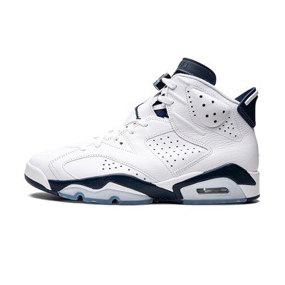 Air Jordan 6 "화이트/네이비" CI4072-001 | 남녀 하이탑 농구 스니커즈 | 편안하고 스타일리시, 한정판