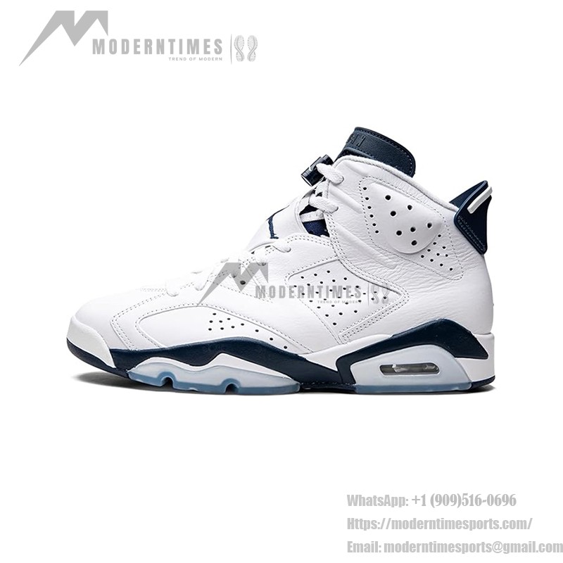 Air Jordan 6 "White/Navy" CT8529-141 | High-Top Basketball Sneakers for Men and Women