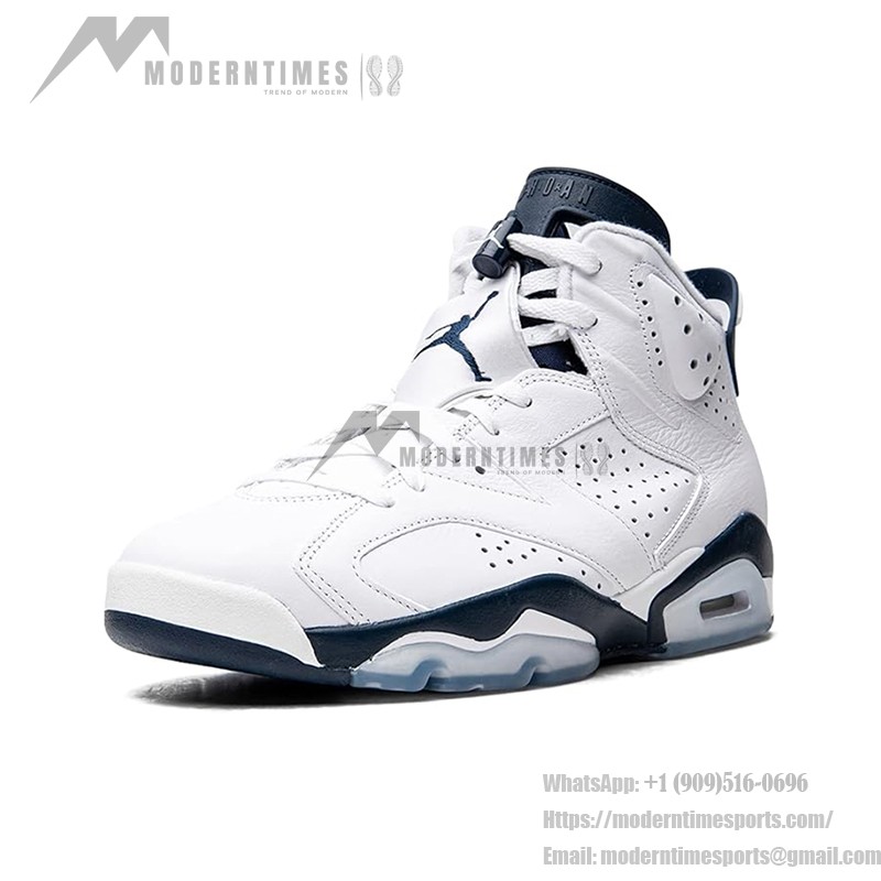 Air Jordan 6 "White/Navy" CT8529-141 | High-Top Basketball Sneakers for Men and Women