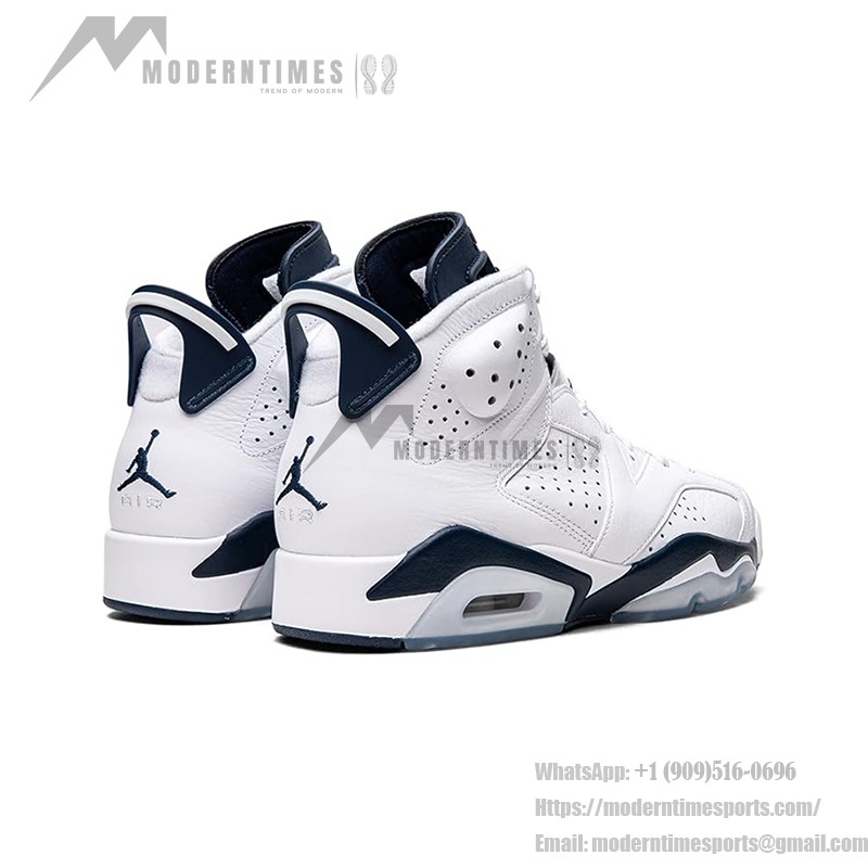 Air Jordan 6 "White/Navy" CT8529-141 | High-Top Basketball Sneakers for Men and Women