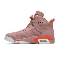 Air Jordan 6 Retro 'Aleali May' CI0550-600 – Iconic Rust Pink and Bright Crimson Sneakers | Shop Now