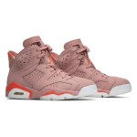 Air Jordan 6 Retro 'Aleali May' CI0550-600 – Rust Pink and Bright Crimson Sneakers