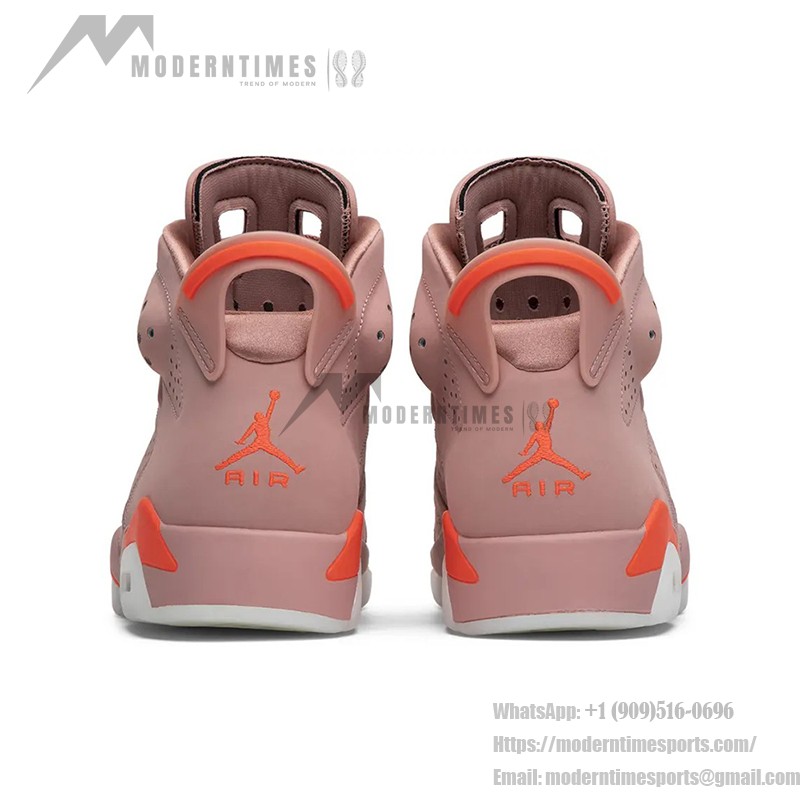 Air Jordan 6 Retro 'Aleali May' CI0550-600 – Rust Pink and Bright Crimson Sneakers