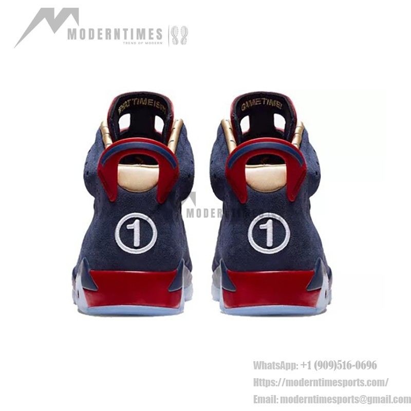 Air Jordan 6 "Navy/Red" CI6293-416 | High-Top Basketball Sneakers for Men and Women