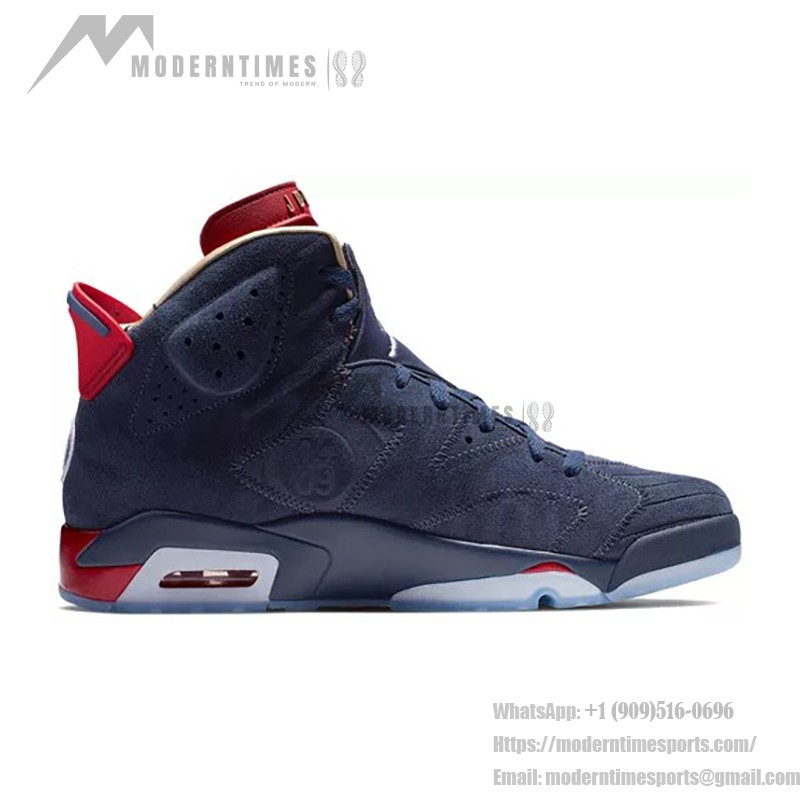 Air Jordan 6 "Navy/Red" CI6293-416 | High-Top Basketball Sneakers for Men and Women