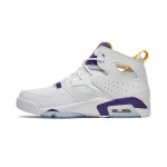 Air Jordan 6 Flight Club '91 'Lakers' DC7329-105 – Weiß, Lila und Gold Sneaker