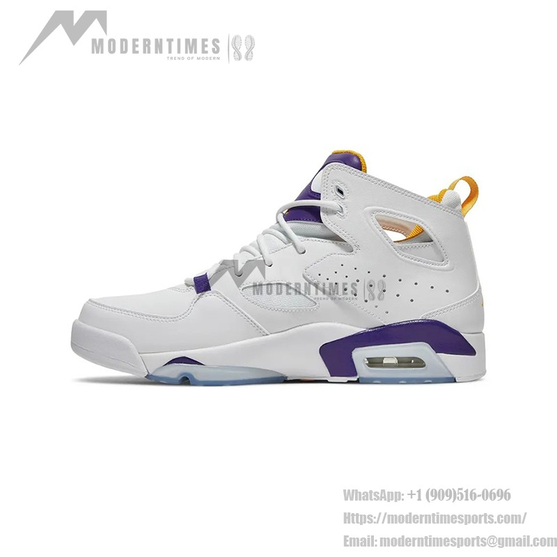 Air Jordan 6 Flight Club '91 'Lakers' DC7329-105 – Weiß, Lila und Gold Sneaker