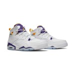 Air Jordan 6 Flight Club '91 'Lakers' DC7329-105 – 화이트, 퍼플, 골드 스니커즈