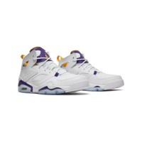 Air Jordan 6 Flight Club '91 'Lakers' DC7329-105 – Classic White, Purple, and Gold Basketball Sneakers | Shop Now