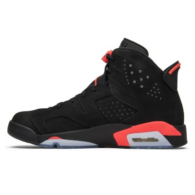 Air Jordan 6 "Black/Infrared" 384664-060 | Men's/Women's High-Top Basketball Sneakers | Stylish & Comfortable, Limited Edition