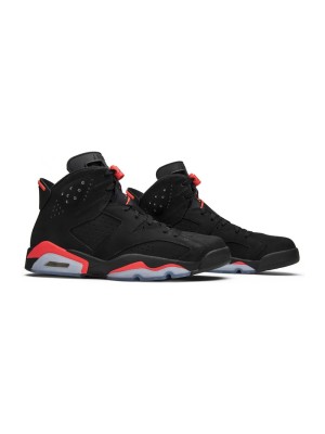 Air Jordan 6 "Black/Infrared" 384664-060 | Men's/Women's High-Top Basketball Sneakers | Stylish & Comfortable, Limited Edition