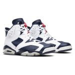 Air Jordan 6 "화이트/네이비" 384665-164 | 남녀 하이탑 농구 스니커즈