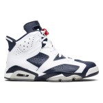 Air Jordan 6 "화이트/네이비" 384665-164 | 남녀 하이탑 농구 스니커즈