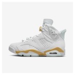 Air Jordan 6 "White/Gold" DQ4914-074 | High-Top Basketball Sneakers for Men and Women