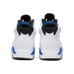 Air Jordan 6 "White/Blue" 384664-107 | High-Top Basketball Sneakers for Men and Women