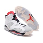 Air Jordan 6 "화이트/인프라레드" 384665-104 | 남녀 하이탑 농구 스니커즈