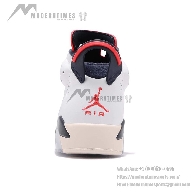 Air Jordan 6 "화이트/인프라레드" 384665-104 | 남녀 하이탑 농구 스니커즈