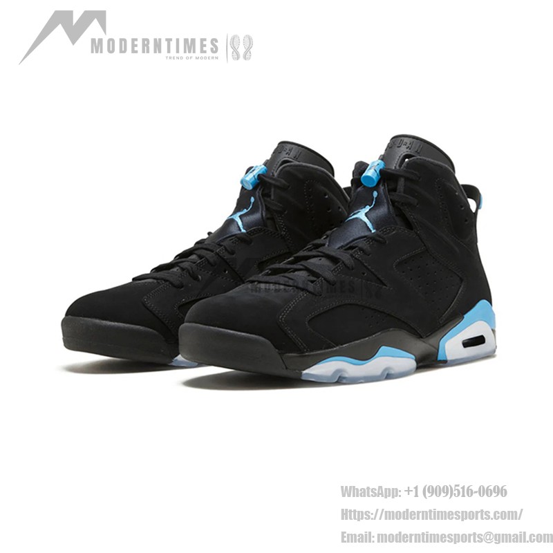 Air Jordan 6 Retro 'UNC' 384664-006 – Schwarz- und Blau-Sneaker