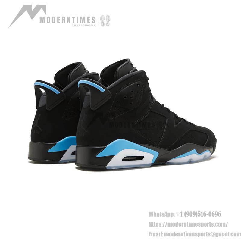 Air Jordan 6 Retro 'UNC' 384664-006 – Schwarz- und Blau-Sneaker