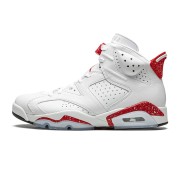 Air Jordan 6 "White/Red Sparkle" CT8529-162 | Men's/Women's High-Top Basketball Sneakers | Stylish & Comfortable, Limited Edition