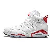 Air Jordan 6 "Weiß/Rot Funkel" CT8529-162 | Herren/Damen High-Top Basketball Sneakers | Stylisch & Bequem, Limitierte Auflage