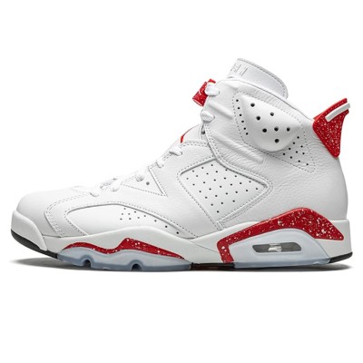 Air Jordan 6 "White/Red Sparkle" CT8529-162 | Men's/Women's High-Top Basketball Sneakers | Stylish & Comfortable, Limited Edition