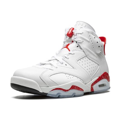 Air Jordan 6 "White/Red Sparkle" CT8529-162 | Men's/Women's High-Top Basketball Sneakers | Stylish & Comfortable, Limited Edition