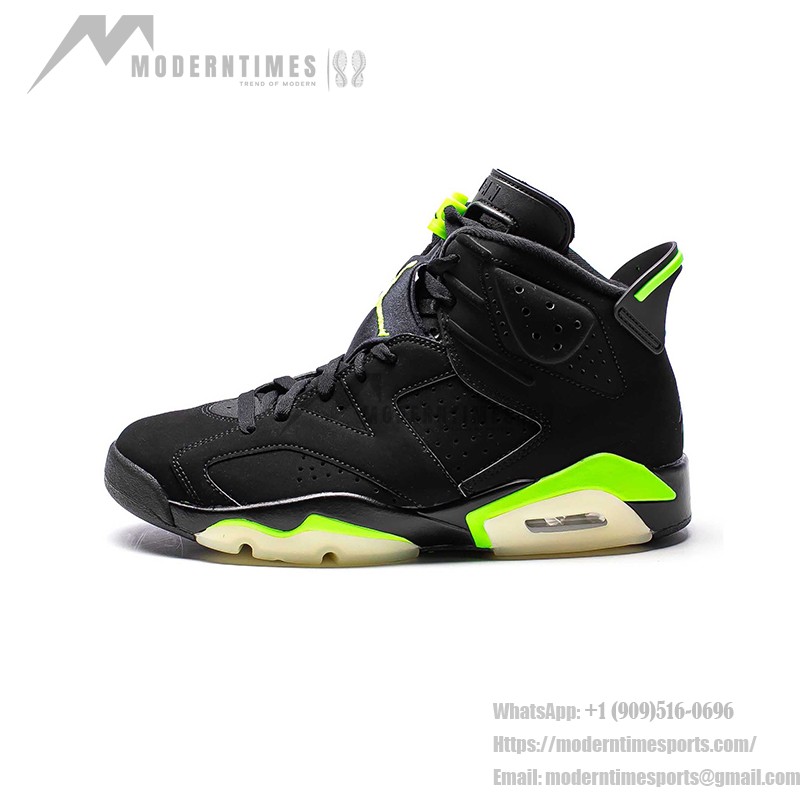 Air Jordan 6 Retro 'Electric Green' CT8529-003 – Black and Neon Green Sneakers