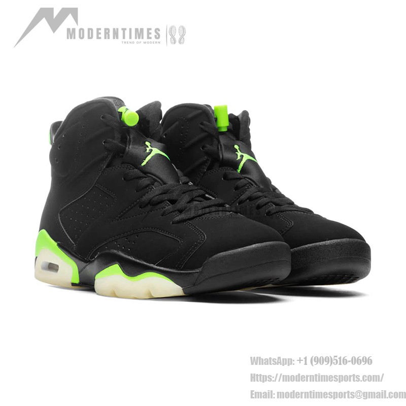 Air Jordan 6 Retro 'Electric Green' CT8529-003 – Black and Neon Green Sneakers