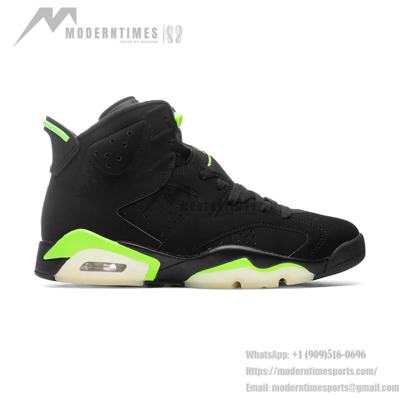 Air Jordan 6 Retro 'Electric Green' CT8529-003 – Black and Neon Green Sneakers