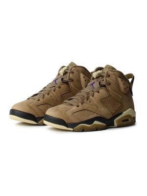 Air Jordan 6 "Brown Suede" FD1643-300 | Men's/Women's High-Top Basketball Sneakers | Stylish & Comfortable, Limited Edition