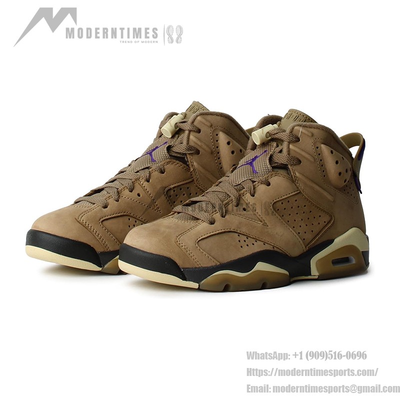 Air Jordan 6 "Brown Suede" FD1643-300 | High-Top Basketball Sneakers for Men and Women