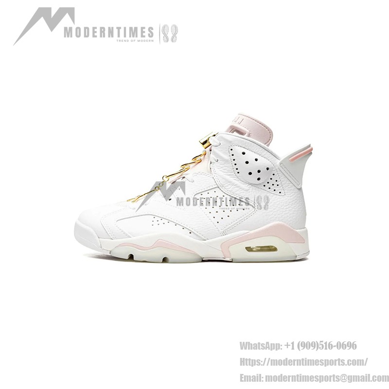 Air Jordan 6 "Women’s White/Pink" DH9696-100 | High-Top Basketball Sneakers for Women