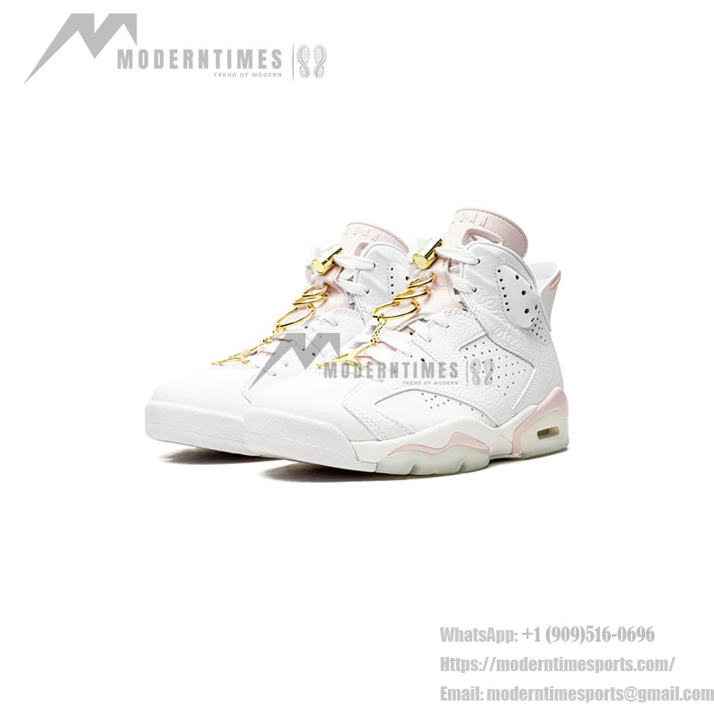 Air Jordan 6 "Women’s White/Pink" DH9696-100 | High-Top Basketball Sneakers for Women