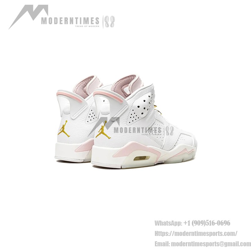 Air Jordan 6 "Women’s White/Pink" DH9696-100 | High-Top Basketball Sneakers for Women