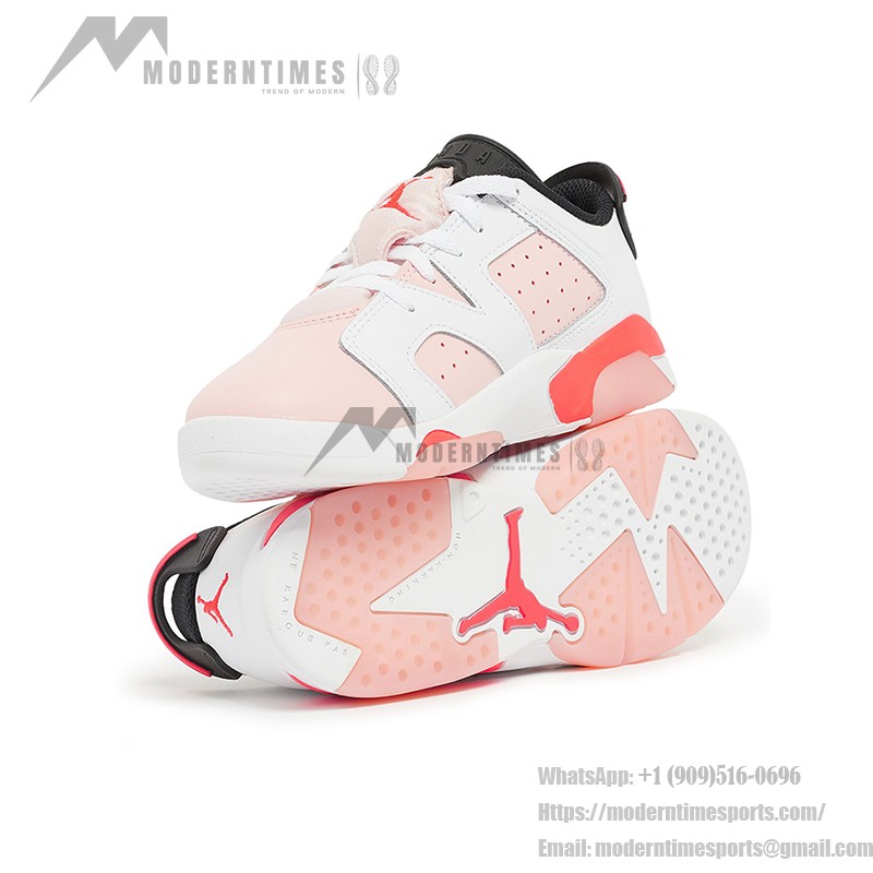 Air Jordan 6 "Pink Foam" 768878-102 | Kids' High-Top Basketball Sneakers