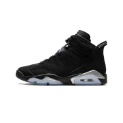 Air Jordan 6 "Black/Metallic Silver" DX2836-001 | Men's/Women's High-Top Basketball Sneakers | Stylish & Comfortable, Limited Edition