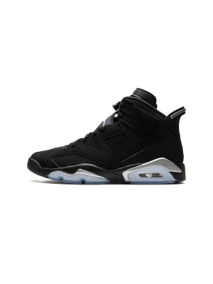 Air Jordan 6 "Black/Metallic Silver" DX2836-001 | Men's/Women's High-Top Basketball Sneakers | Stylish & Comfortable, Limited Edition