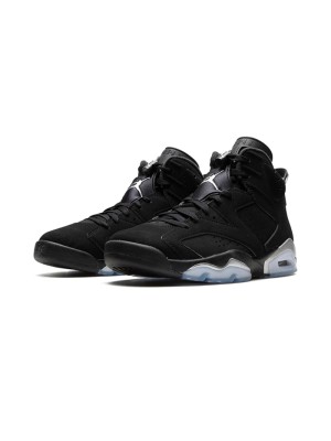 Air Jordan 6 "Black/Metallic Silver" DX2836-001 | Men's/Women's High-Top Basketball Sneakers | Stylish & Comfortable, Limited Edition