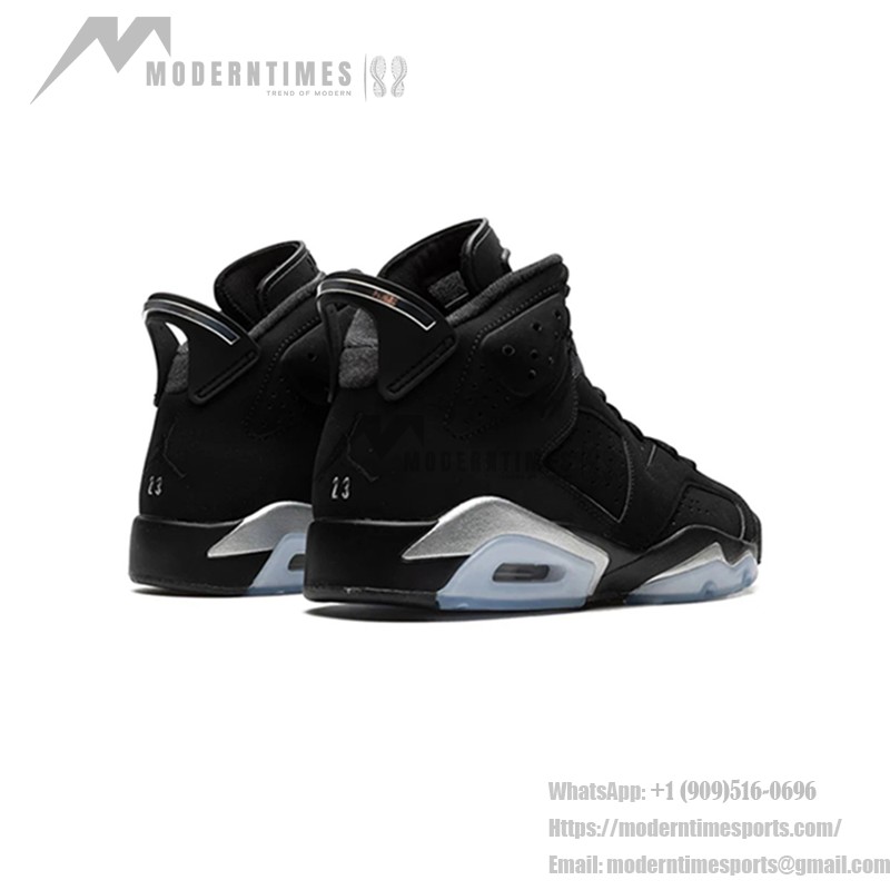 Air Jordan 6 "Black/Metallic Silver" DX2836-001 | High-Top Basketball Sneakers for Men and Women