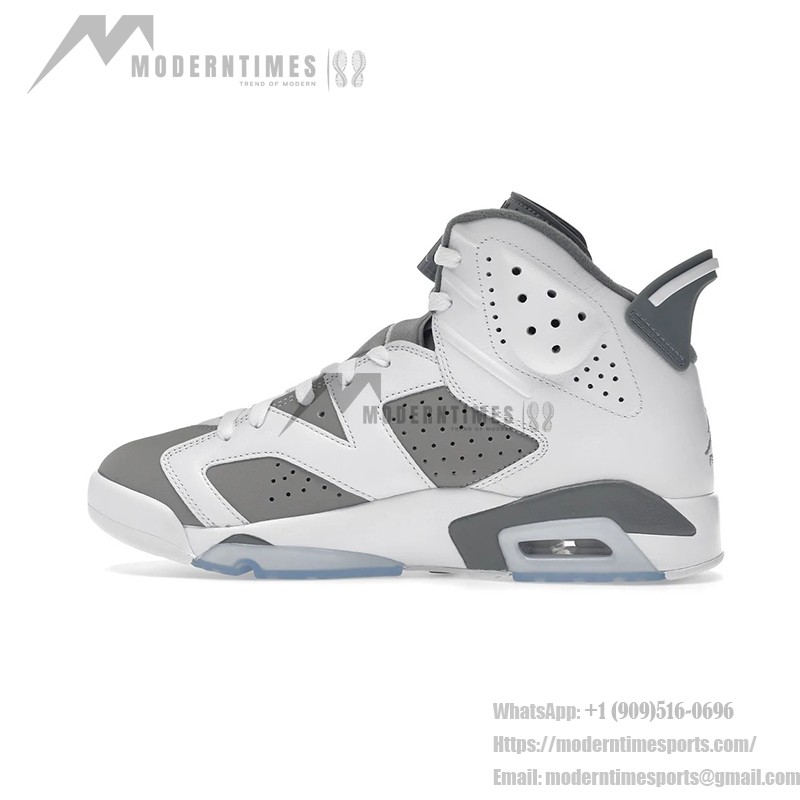 Air Jordan 6 "White/Gray" CT8529-100 | High-Top Basketball Sneakers for Men and Women