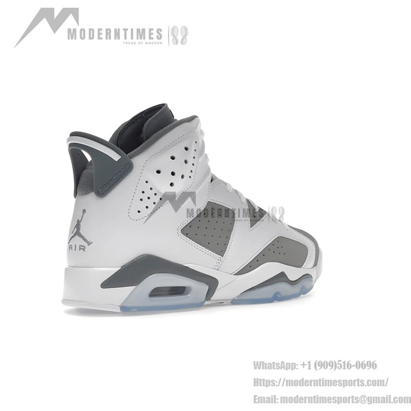 Air Jordan 6 "White/Gray" CT8529-100 | High-Top Basketball Sneakers for Men and Women