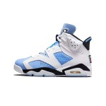 Air Jordan 6 Retro 'UNC White University Blue' CT8529-410 – Premium White and Blue Basketball Sneakers