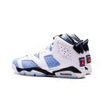 Air Jordan 6 Retro 'UNC White University Blue' CT8529-410 – Premium White and Blue Basketball Sneakers