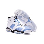 Air Jordan 6 Retro 'UNC White University Blue' CT8529-410 – Premium White and Blue Basketball Sneakers