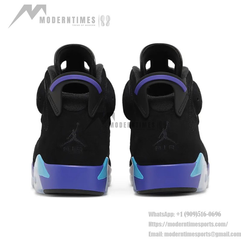 Air Jordan 6 Retro 'Aqua Black' CT8529-004 – Black and Aqua Blue Sneakers