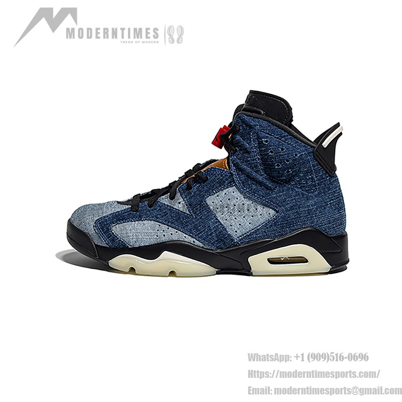 Air Jordan 6 Retro 'Denim' CT5350-401 – Premium Blue Denim Sneakers