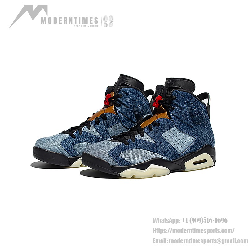 Air Jordan 6 Retro 'Denim' CT5350-401 – 프리미엄 블루 데님 스니커즈